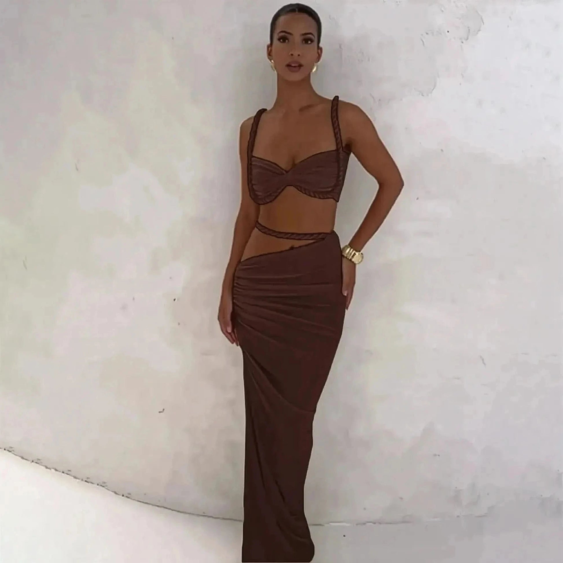 Ensemble 2 Pièces Jupe Longue - Saylana