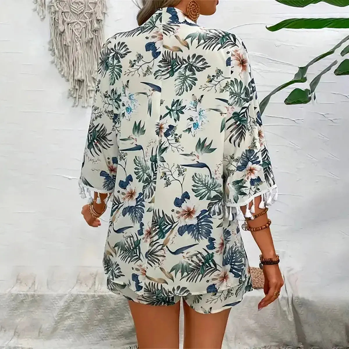 Ensemble Cardigan + Short Femme-Saylana