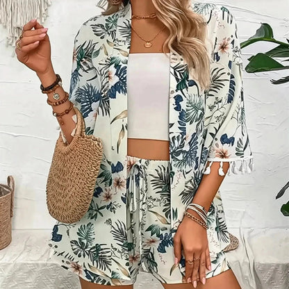 Ensemble Cardigan + Short Femme - Saylana