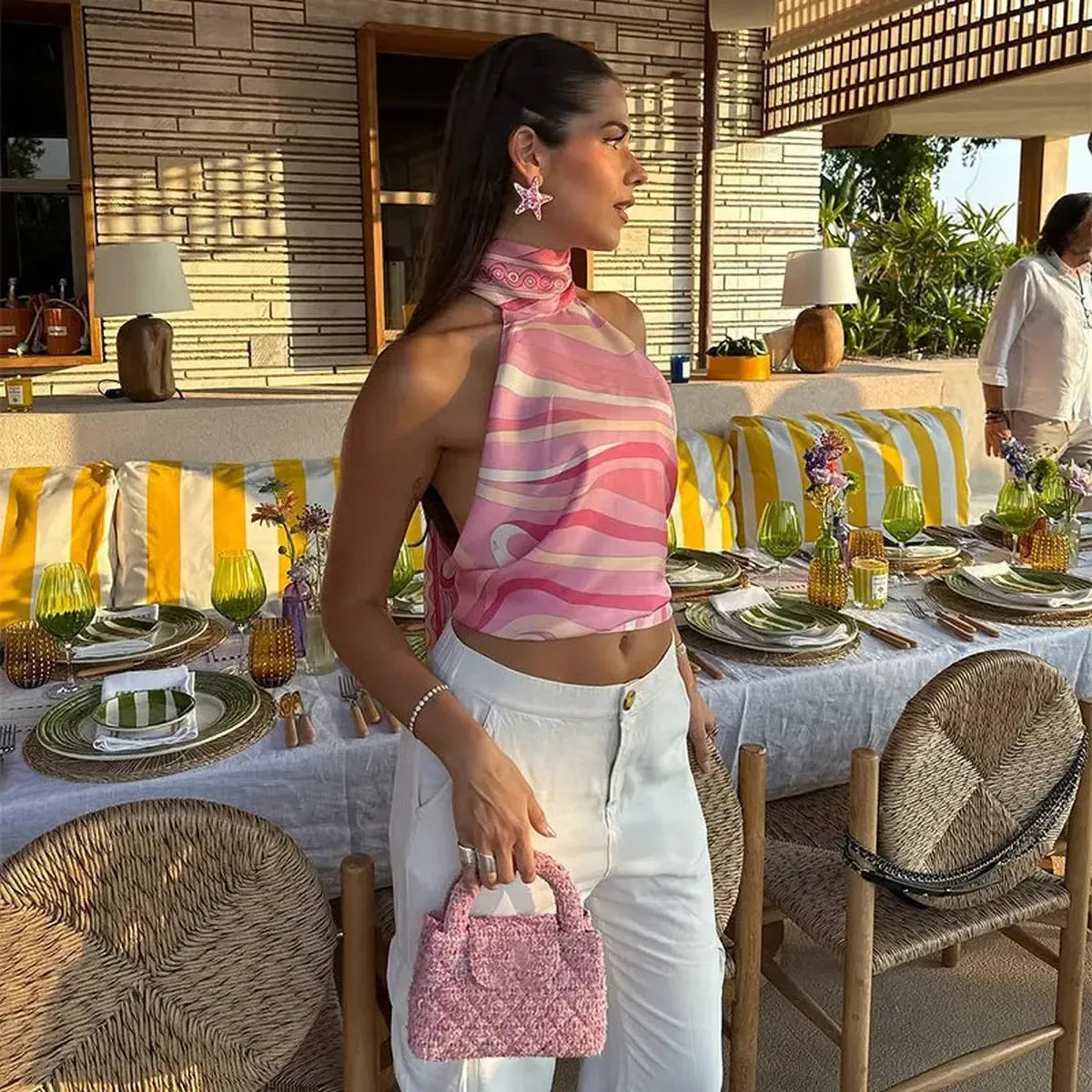 Ensemble Chic Dos Nu Femme-Saylana