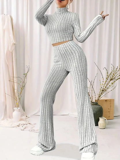 Ensemble Col Roulé Uni Automne-Hiver-Saylana
