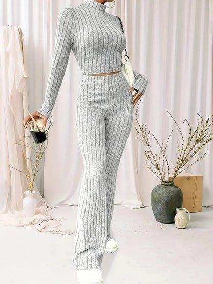 Ensemble Col Roulé Uni Automne-Hiver-Saylana