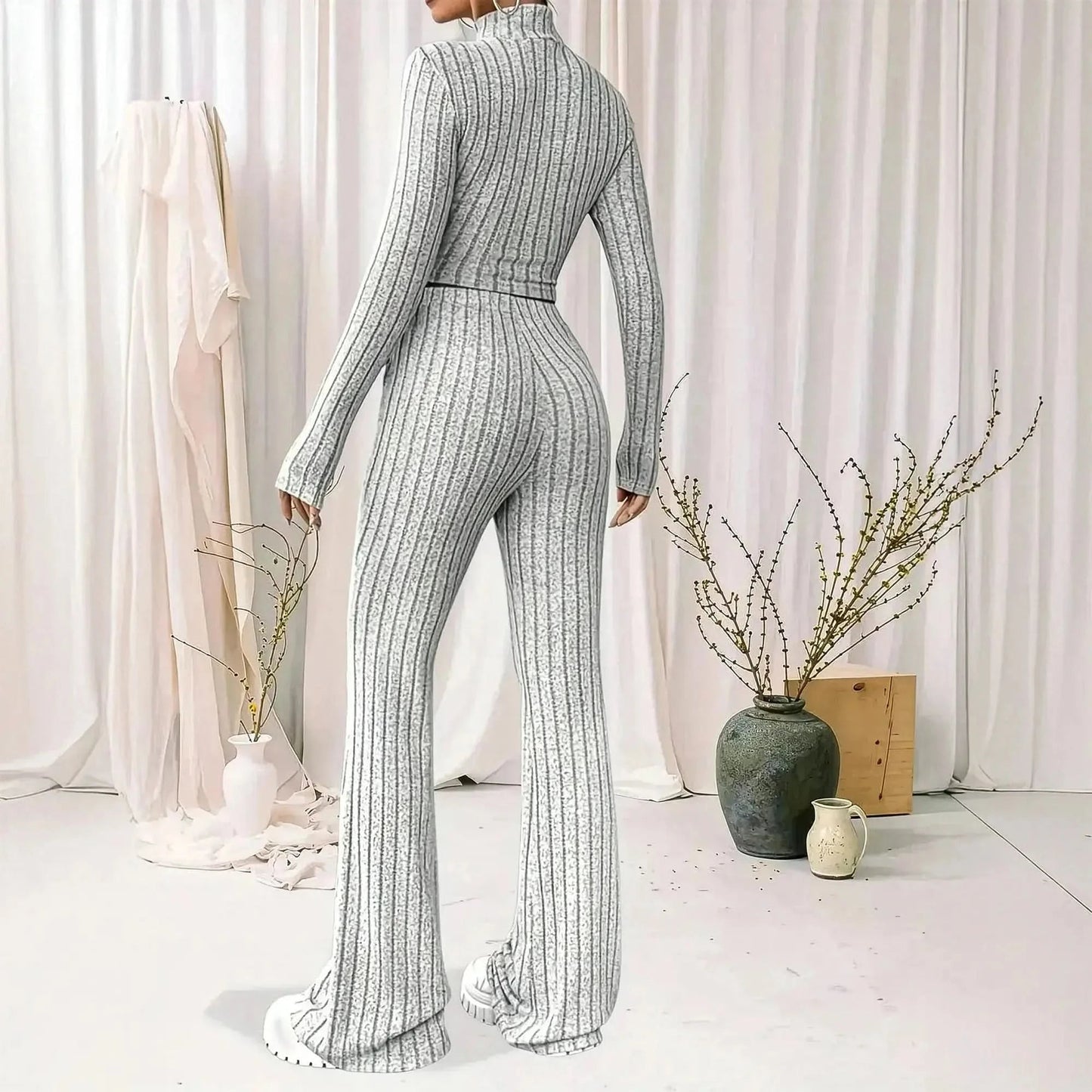 Ensemble Col Roulé Uni Automne - Hiver - Saylana