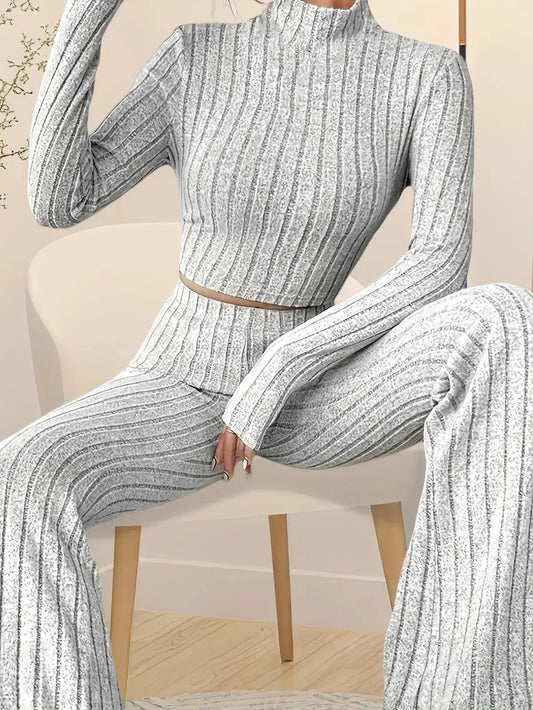 Ensemble Col Roulé Uni Automne-Hiver-Saylana