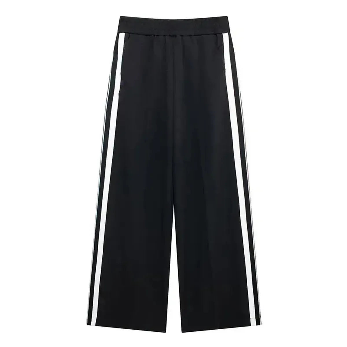 Ensemble Court Noir : Veste + Pantalon Patchwork-Saylana