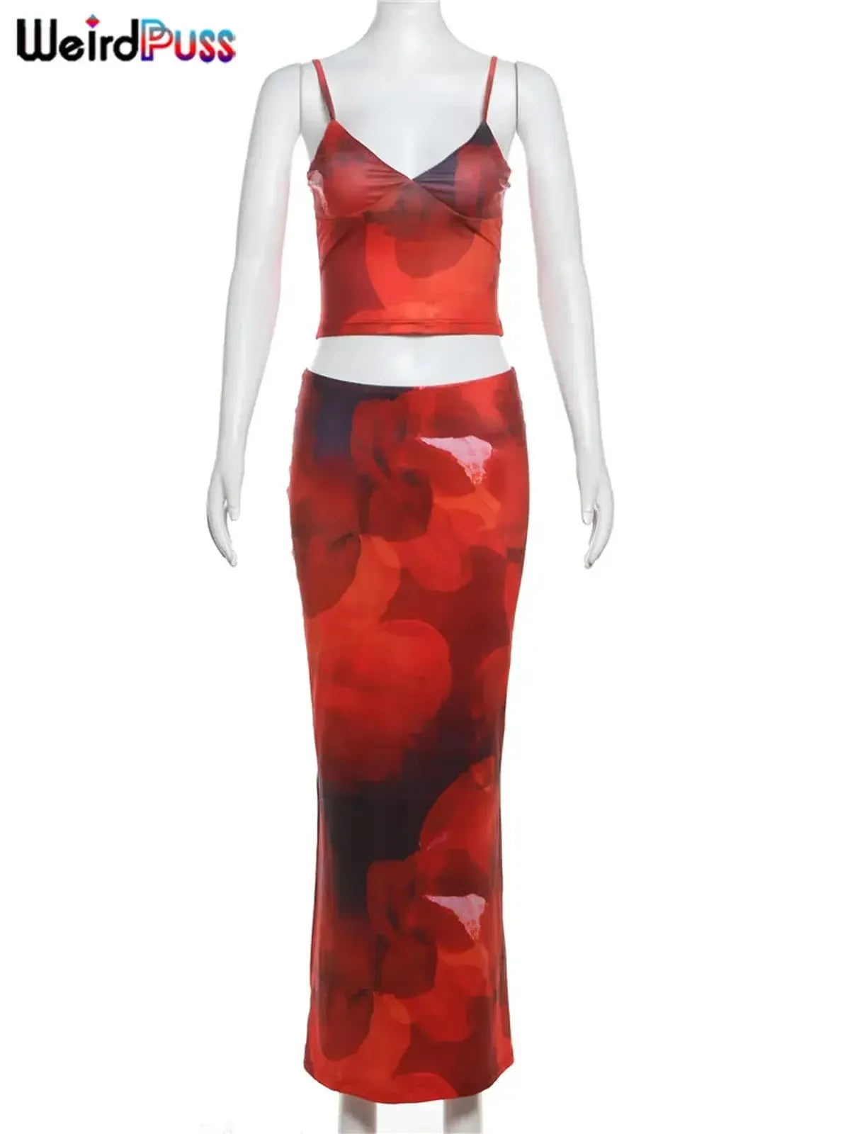 Ensemble Élégant Camisole + Jupe-Saylana
