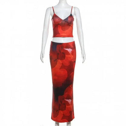 Ensemble Élégant Camisole + Jupe - Saylana