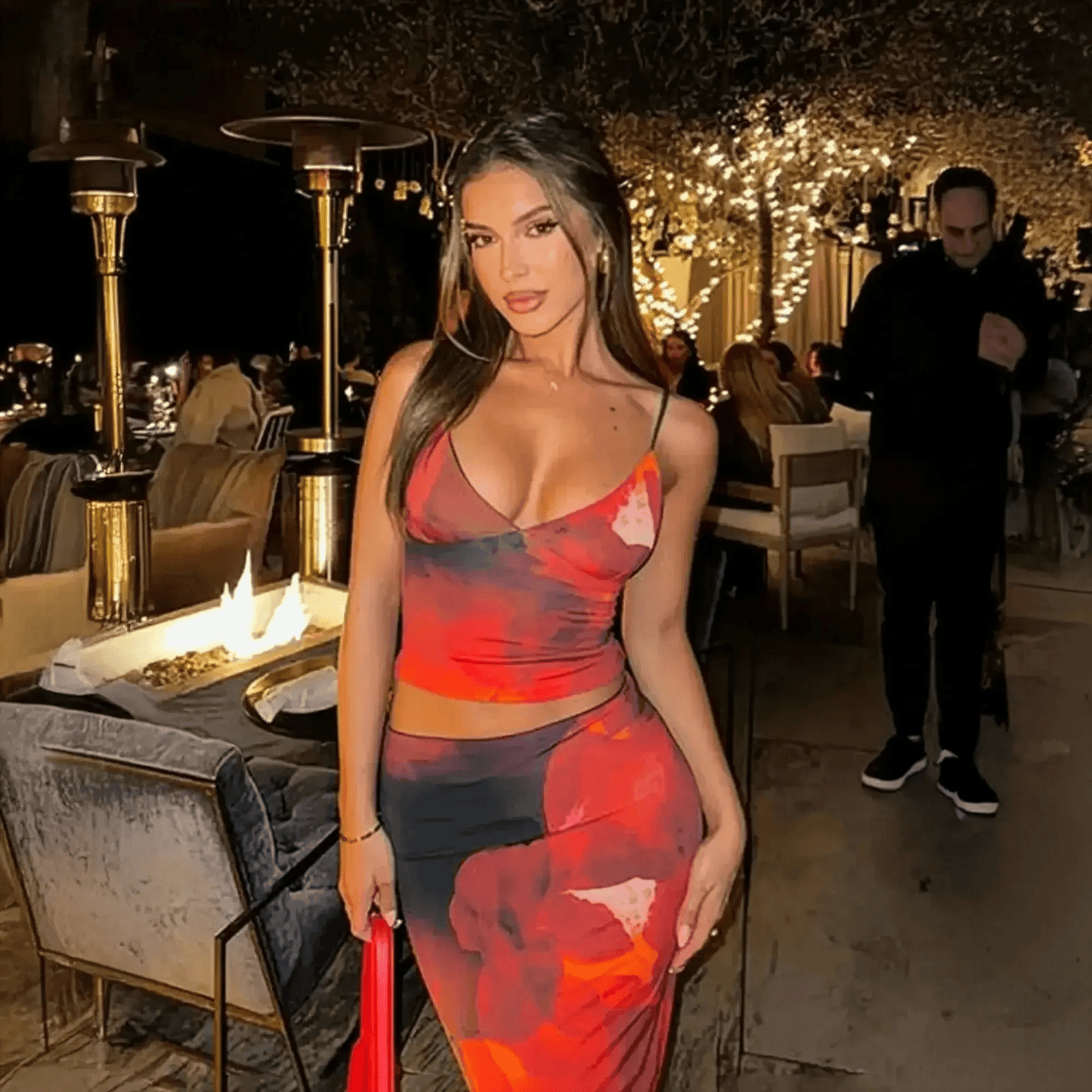 Ensemble Élégant Camisole + Jupe - Saylana