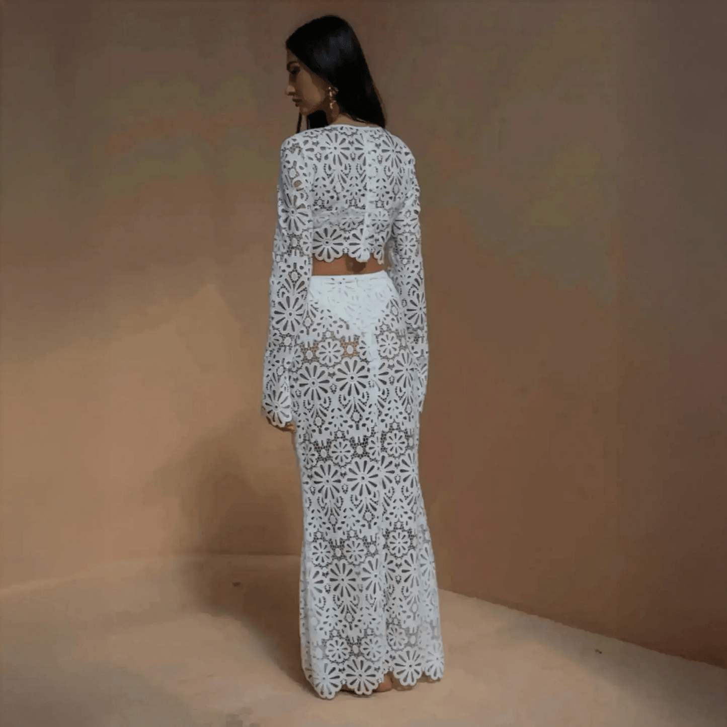 Ensemble Élégant Crop + Jupe Longue - Saylana