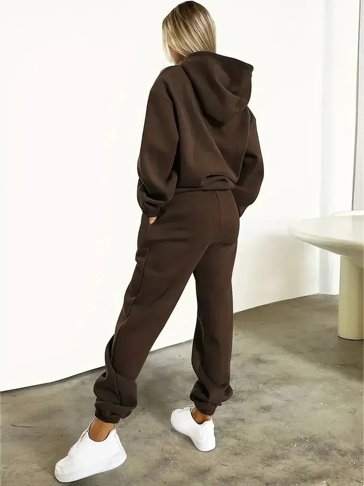 Ensemble Hoodie MILANO + Pantalon Femme Streetwear-Saylana
