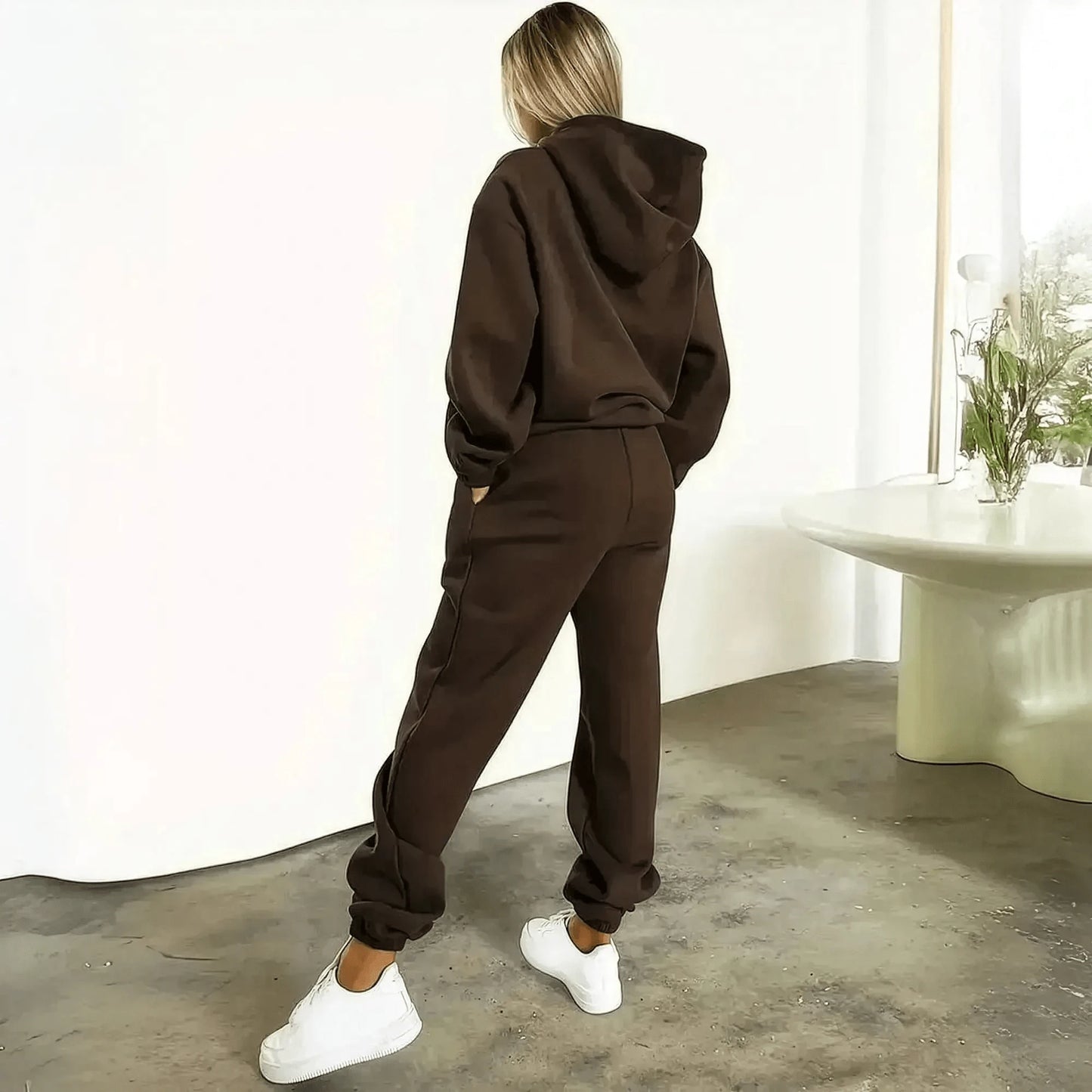 Ensemble Hoodie MILANO + Pantalon Femme Streetwear - Saylana