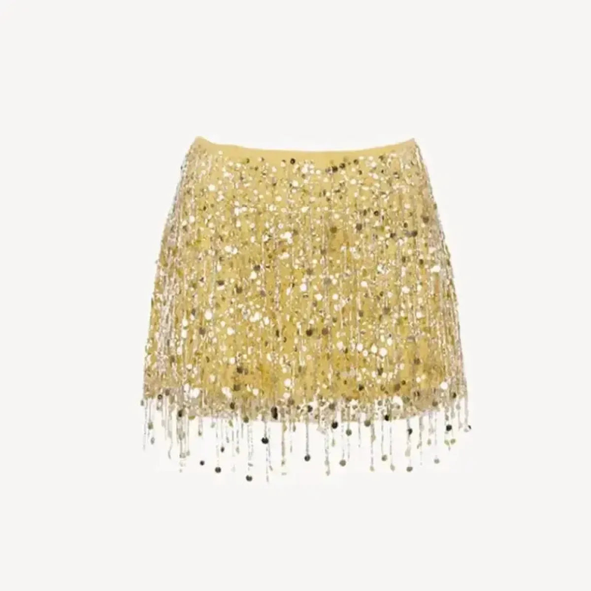 Ensemble Jupe à Franges Pailleté-Saylana