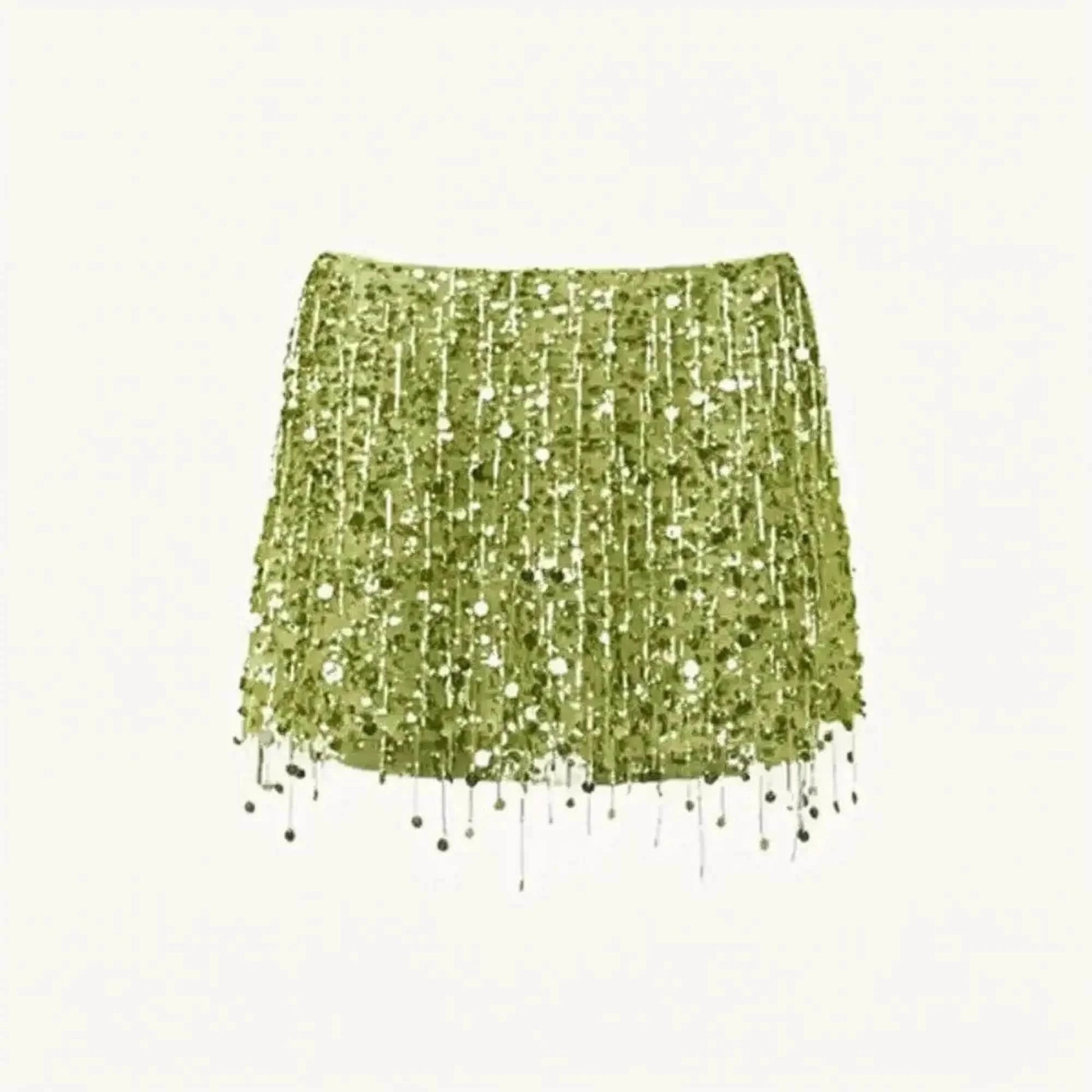 Ensemble Jupe à Franges Pailleté - Saylana