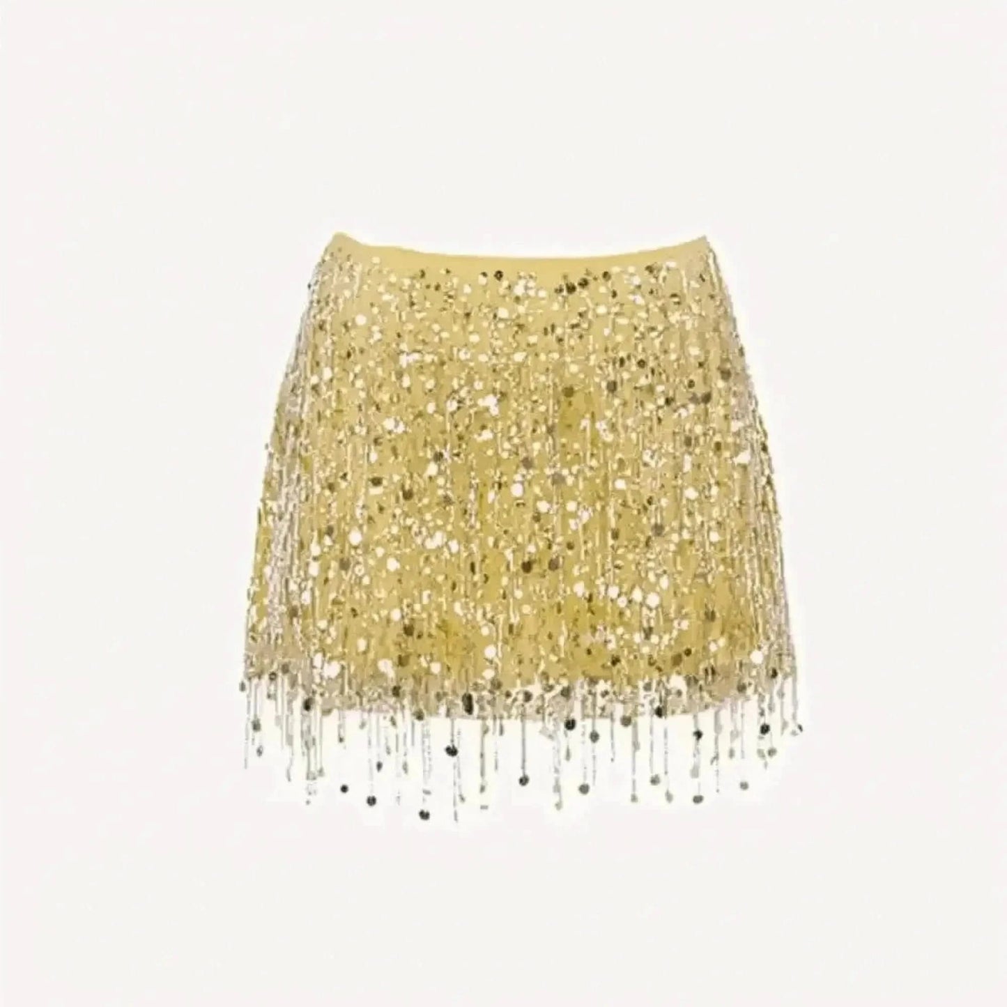 Ensemble Jupe à Franges Pailleté - Saylana