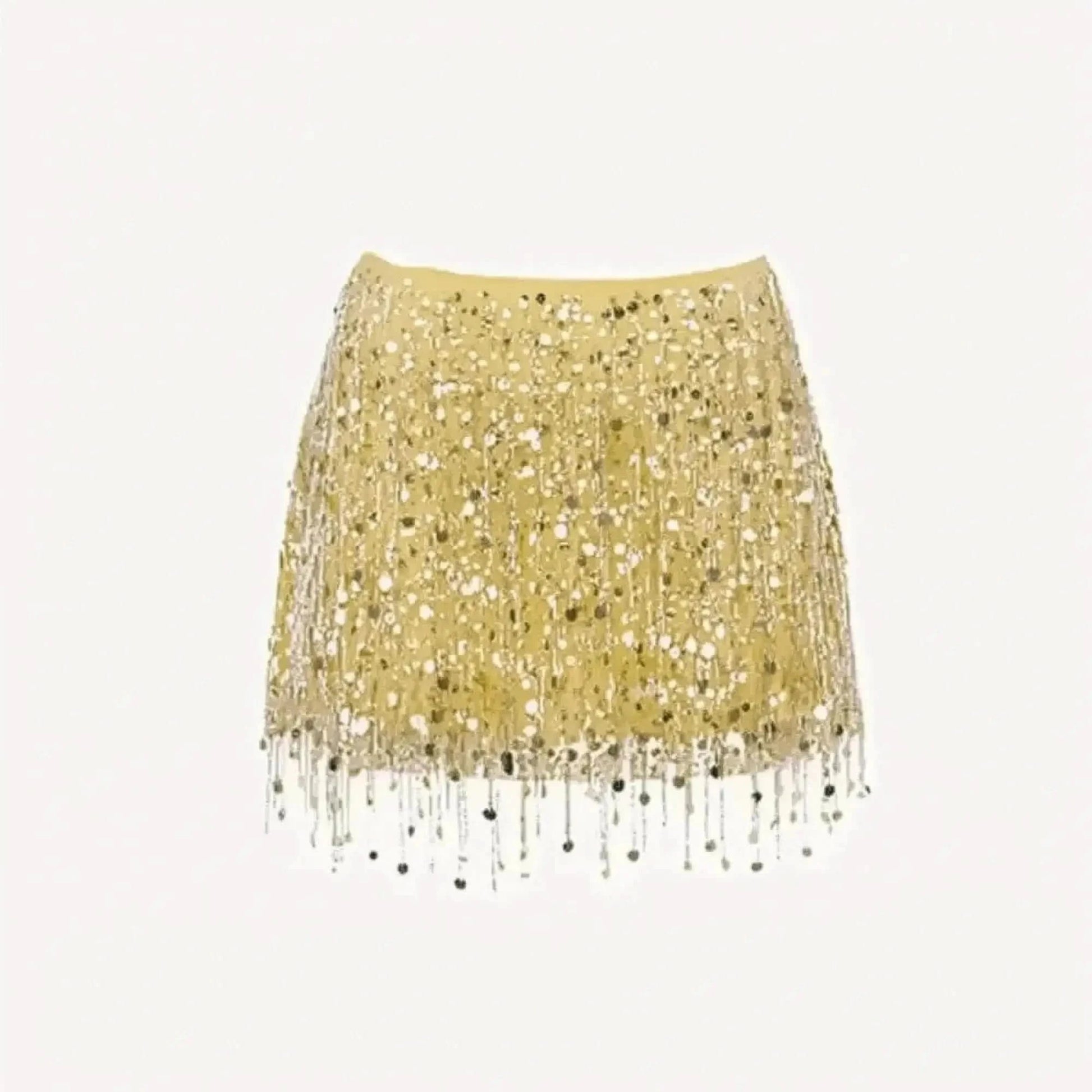 Ensemble Jupe à Franges Pailleté - Saylana