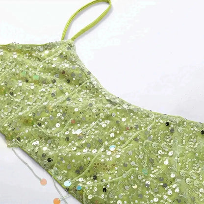 Ensemble Jupe à Franges Pailleté - Saylana