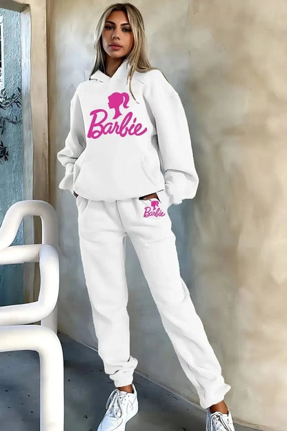 Ensemble Kawaii Hoodie Barbie + Pantalon-Saylana