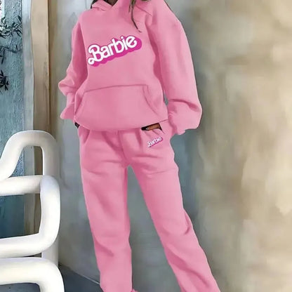 Ensemble Kawaii Hoodie Barbie + Pantalon-Saylana