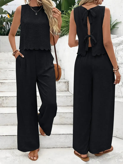 Ensemble Lin Old Money Été Chic-Saylana