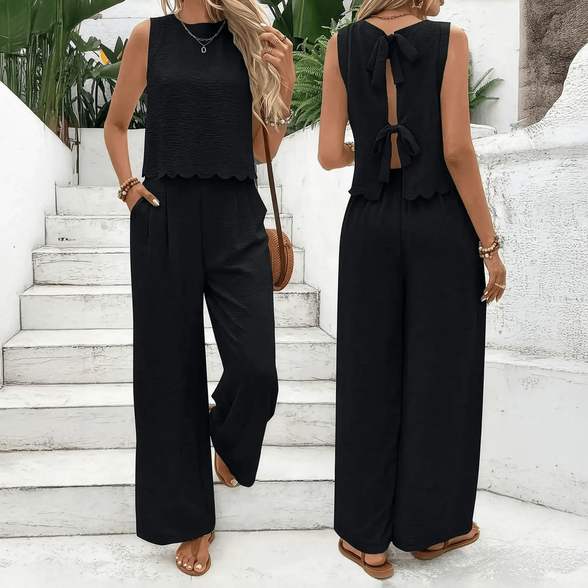 Ensemble Lin Old Money Été Chic - Saylana