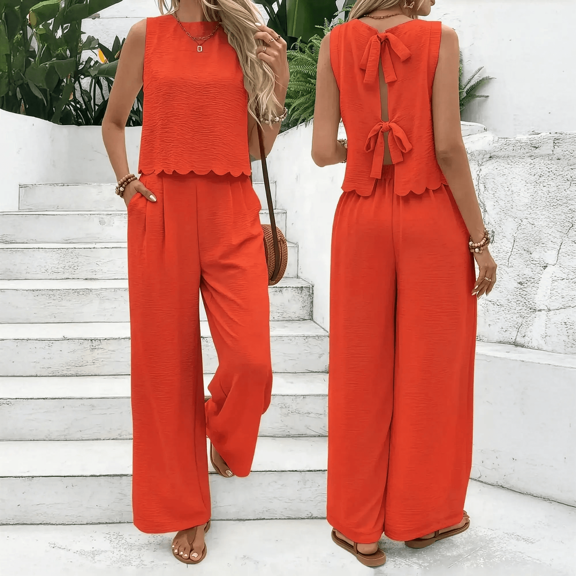 Ensemble Lin Old Money Été Chic - Saylana