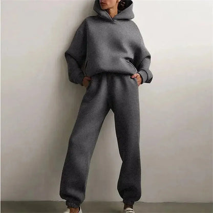 Ensemble Oversize Femme : Hoodie + Pantalon Long-Saylana