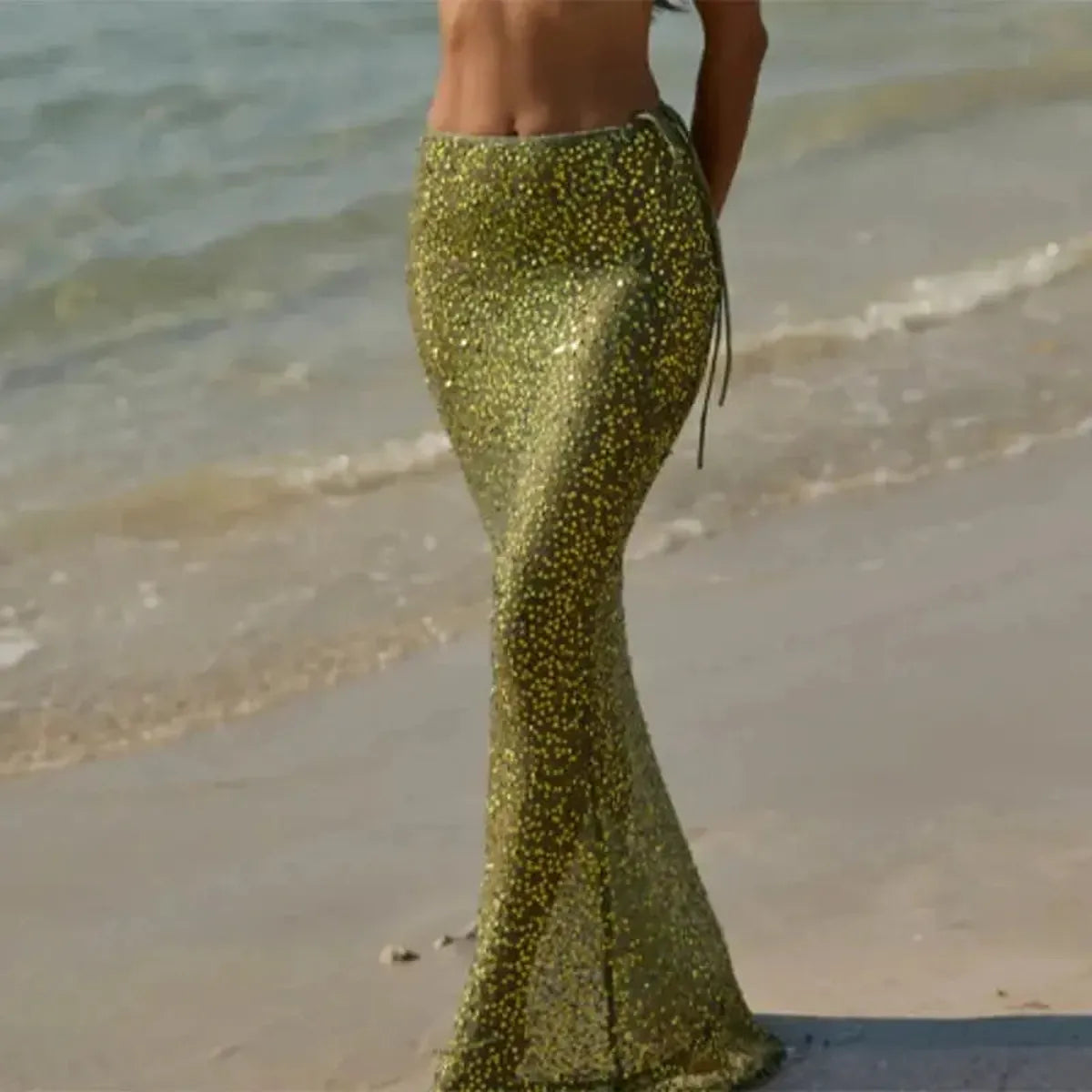Ensemble Pailleté Jupe Longue-Saylana