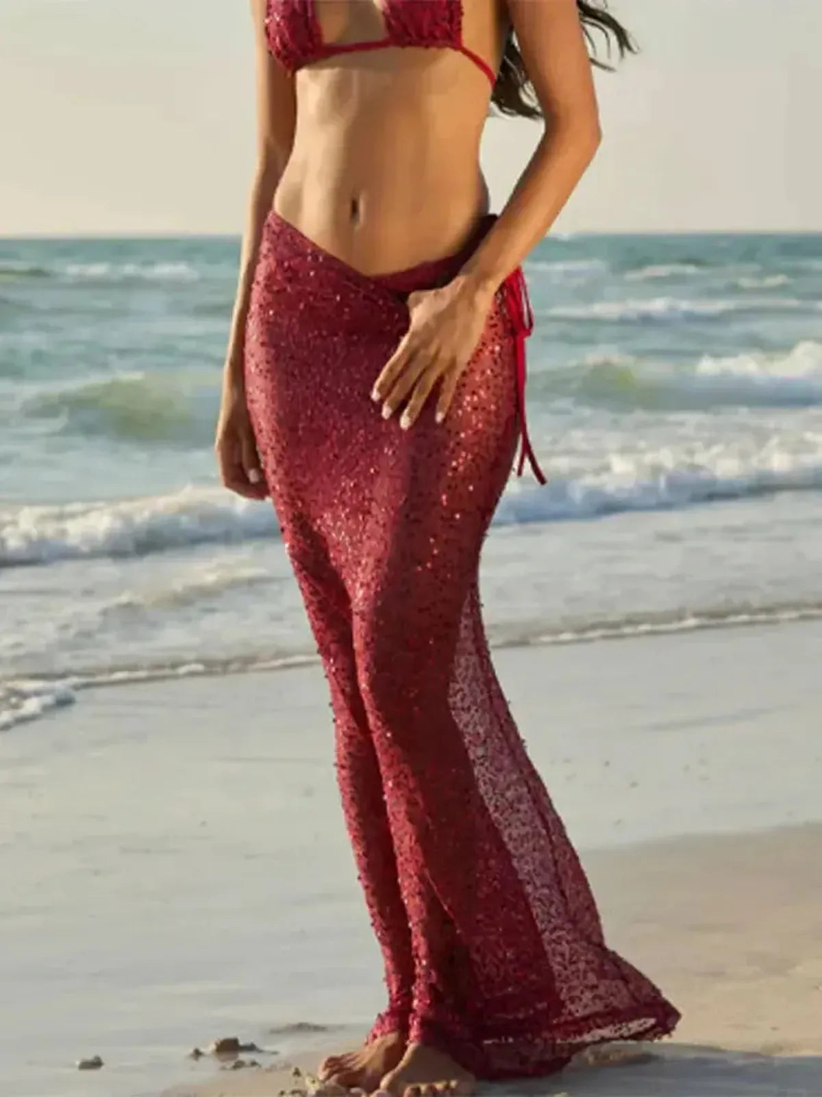 Ensemble Pailleté Jupe Longue-Saylana