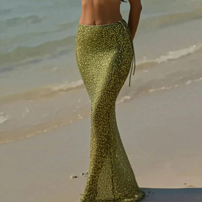 Ensemble Pailleté Jupe Longue - Saylana