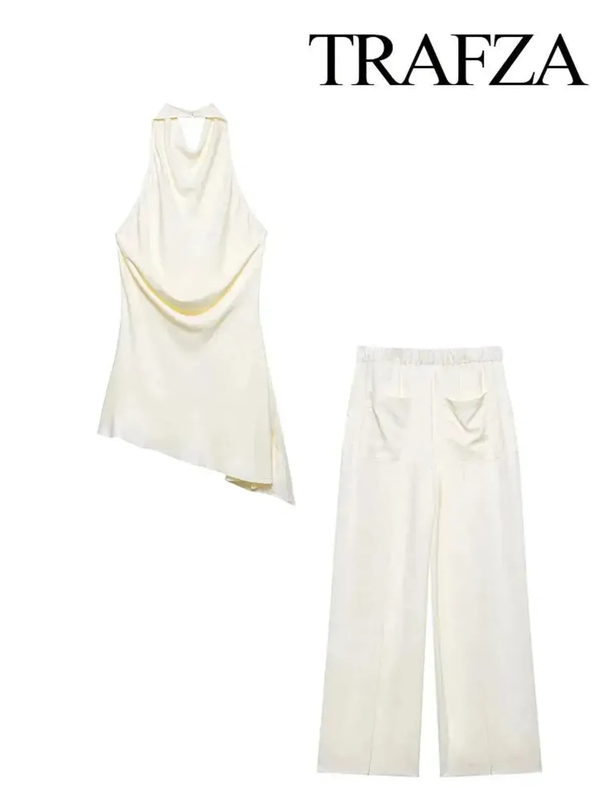 Ensemble Sans Manches Dos Nu + Pantalon-Saylana