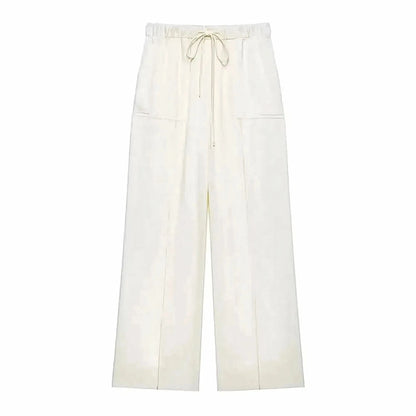 Ensemble Sans Manches Dos Nu + Pantalon - Saylana