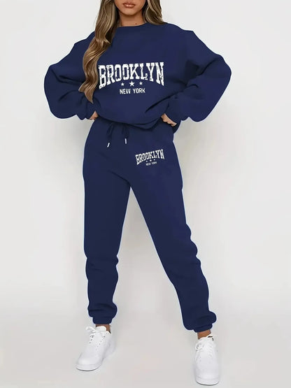 Ensemble Sweat à Capuche Streetwear : Pull Molletonné + Pantalon-Saylana