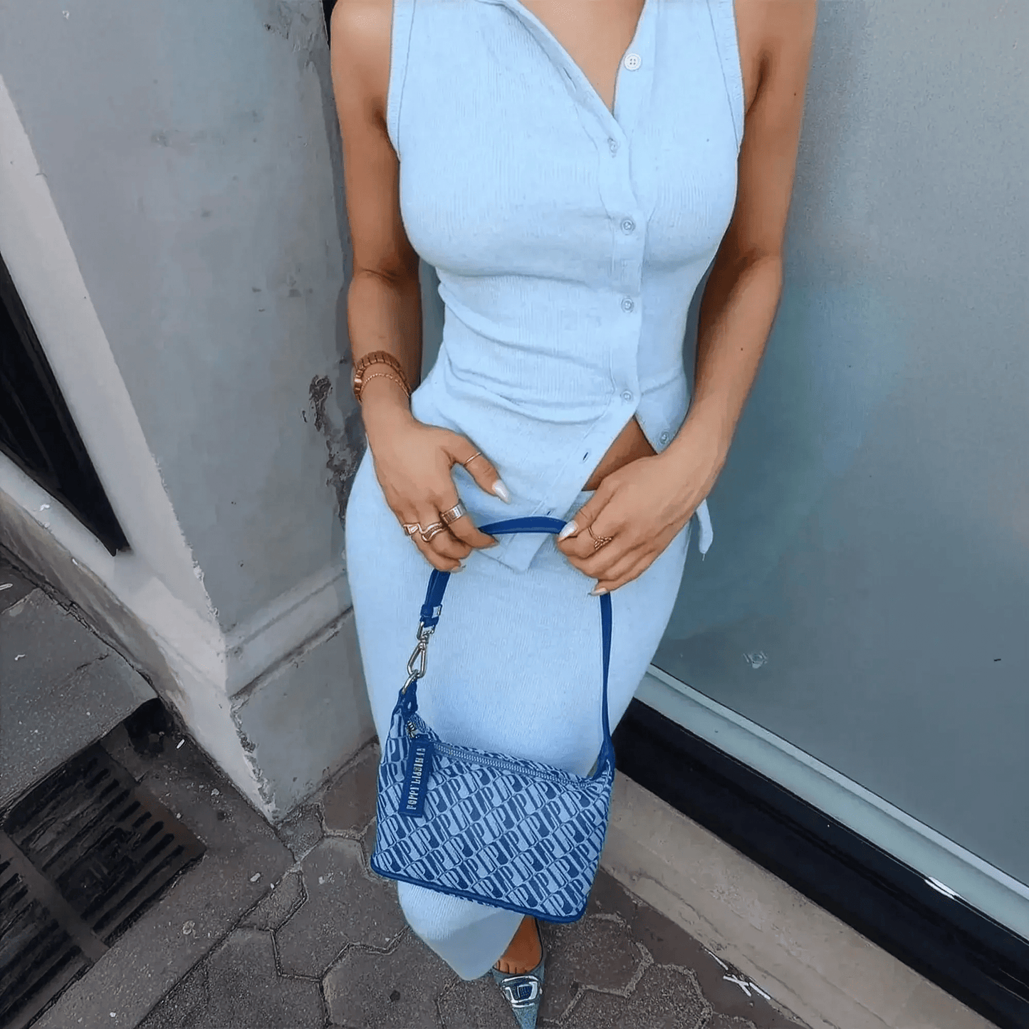 Ensemble Top Côtelé + Jupe Longue - Saylana