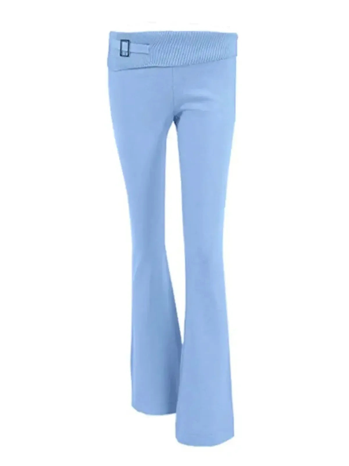 Ensemble Tricoté Femme : Crop Top + Pantalon-Saylana