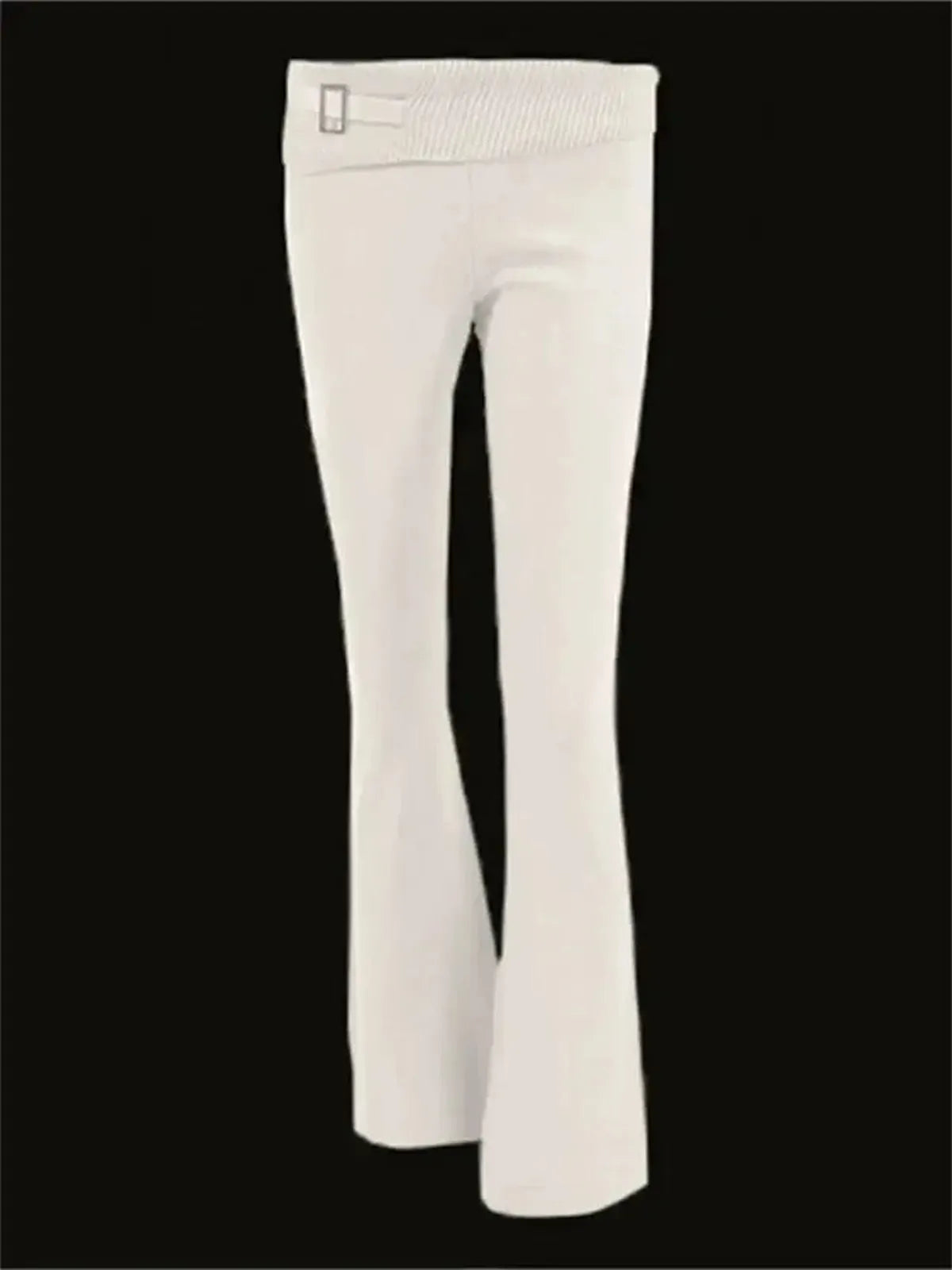 Ensemble Tricoté Femme : Crop Top + Pantalon-Saylana