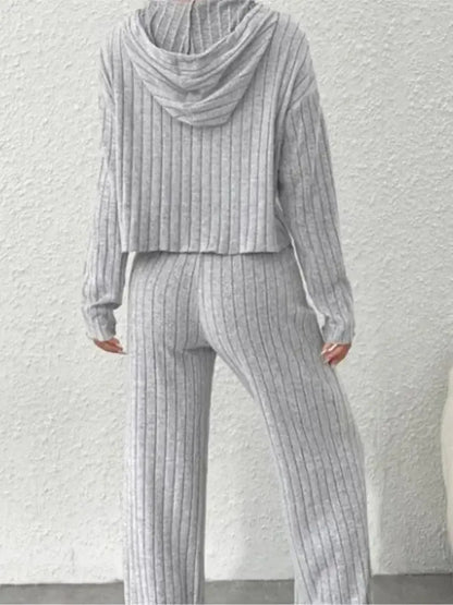Ensemble Tricoté Hoodie + Pantalon-Saylana
