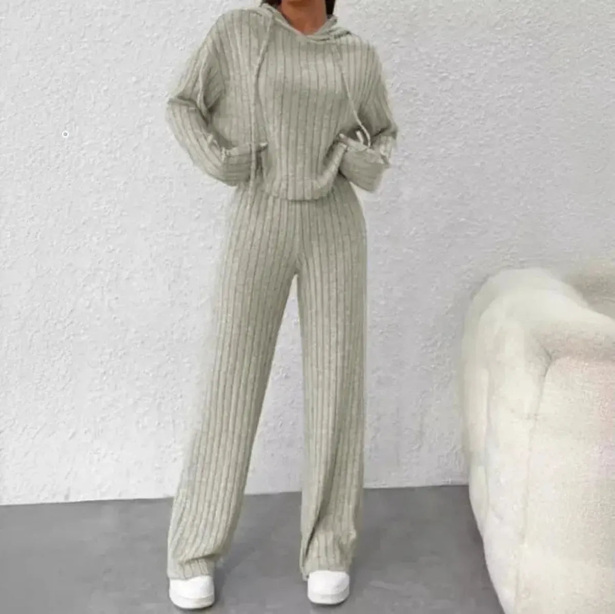 Ensemble Tricoté Hoodie + Pantalon-Saylana