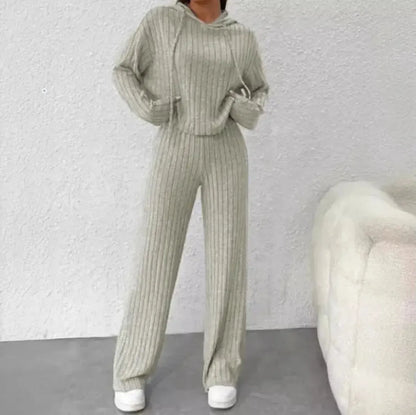Ensemble Tricoté Hoodie + Pantalon-Saylana