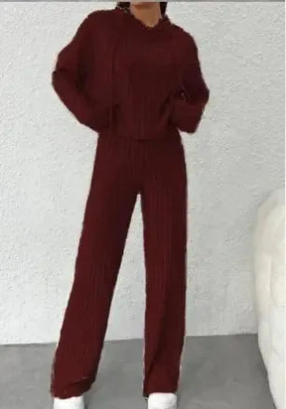 Ensemble Tricoté Hoodie + Pantalon-Saylana