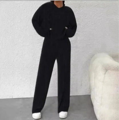 Ensemble Tricoté Hoodie + Pantalon-Saylana