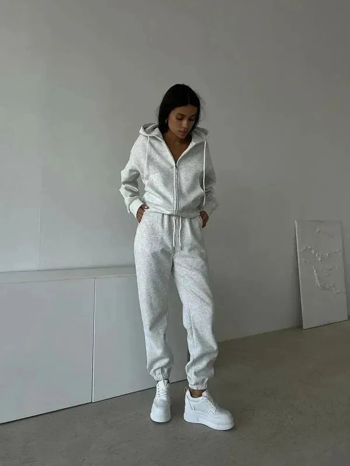 Ensemble Y2K Sweatshirt + Jogging-Saylana