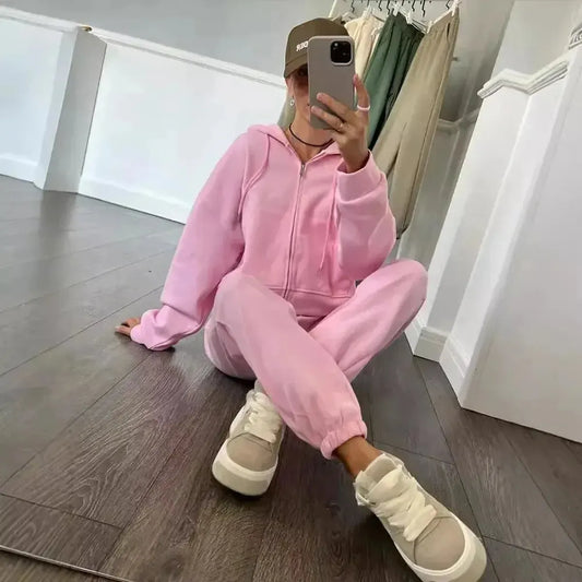 Ensemble Y2K Sweatshirt + Jogging-Saylana