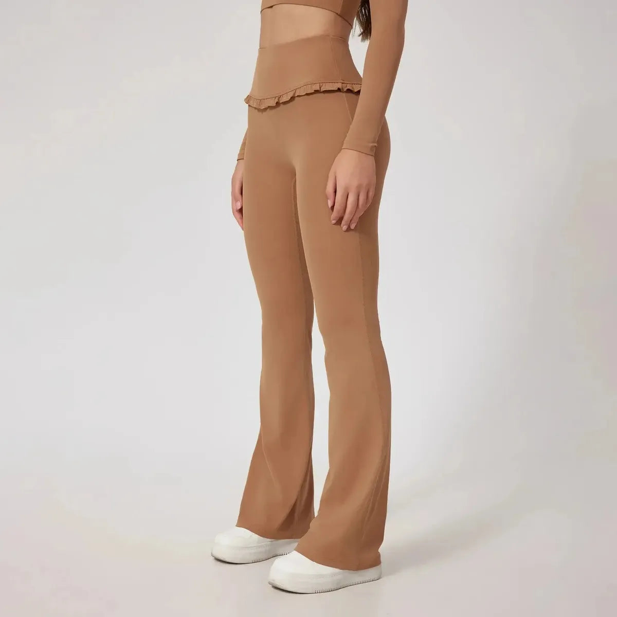Ensemble Yoga Haut Long + Legging Évasé-Saylana