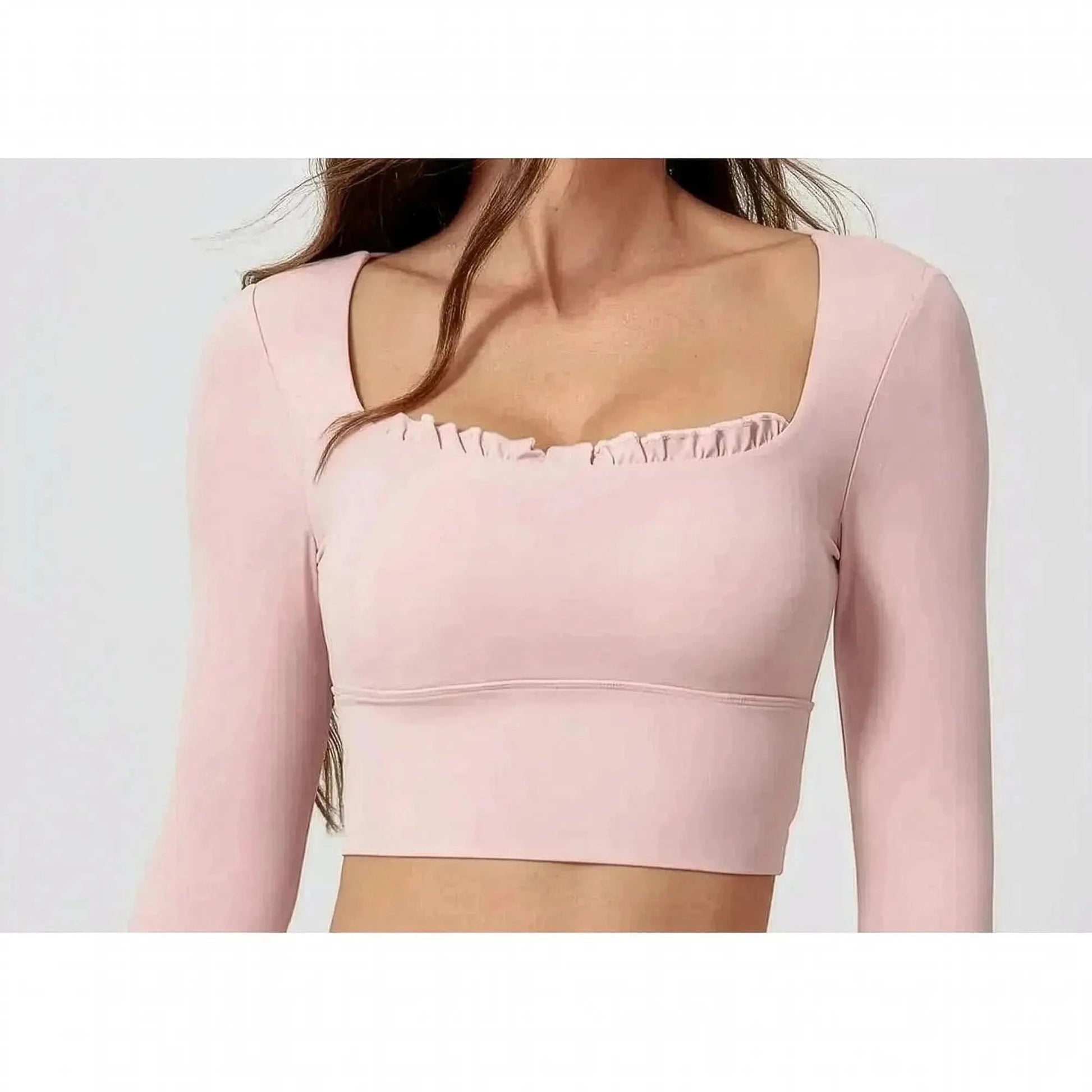 Ensemble Yoga Haut Long + Legging Évasé - Saylana