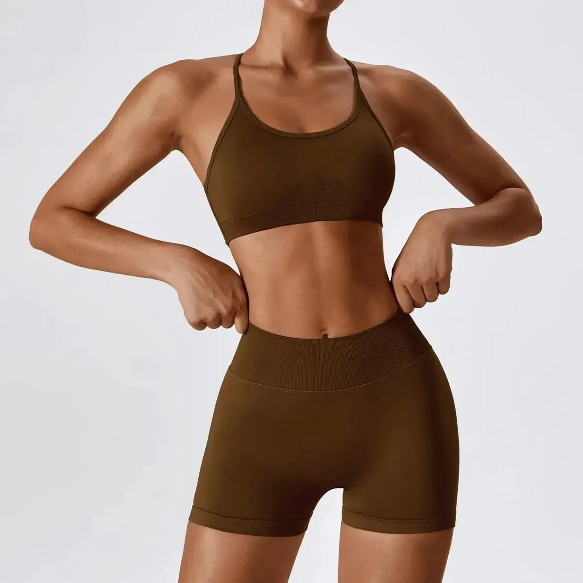 Ensemble Yoga Sans Couture 2 Pièces-Saylana