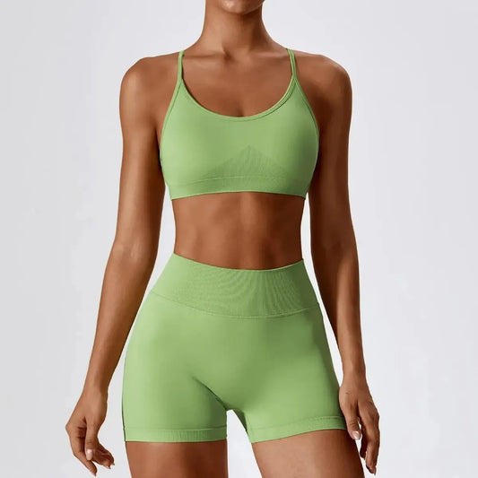 Ensemble Yoga Sans Couture 2 Pièces-Saylana