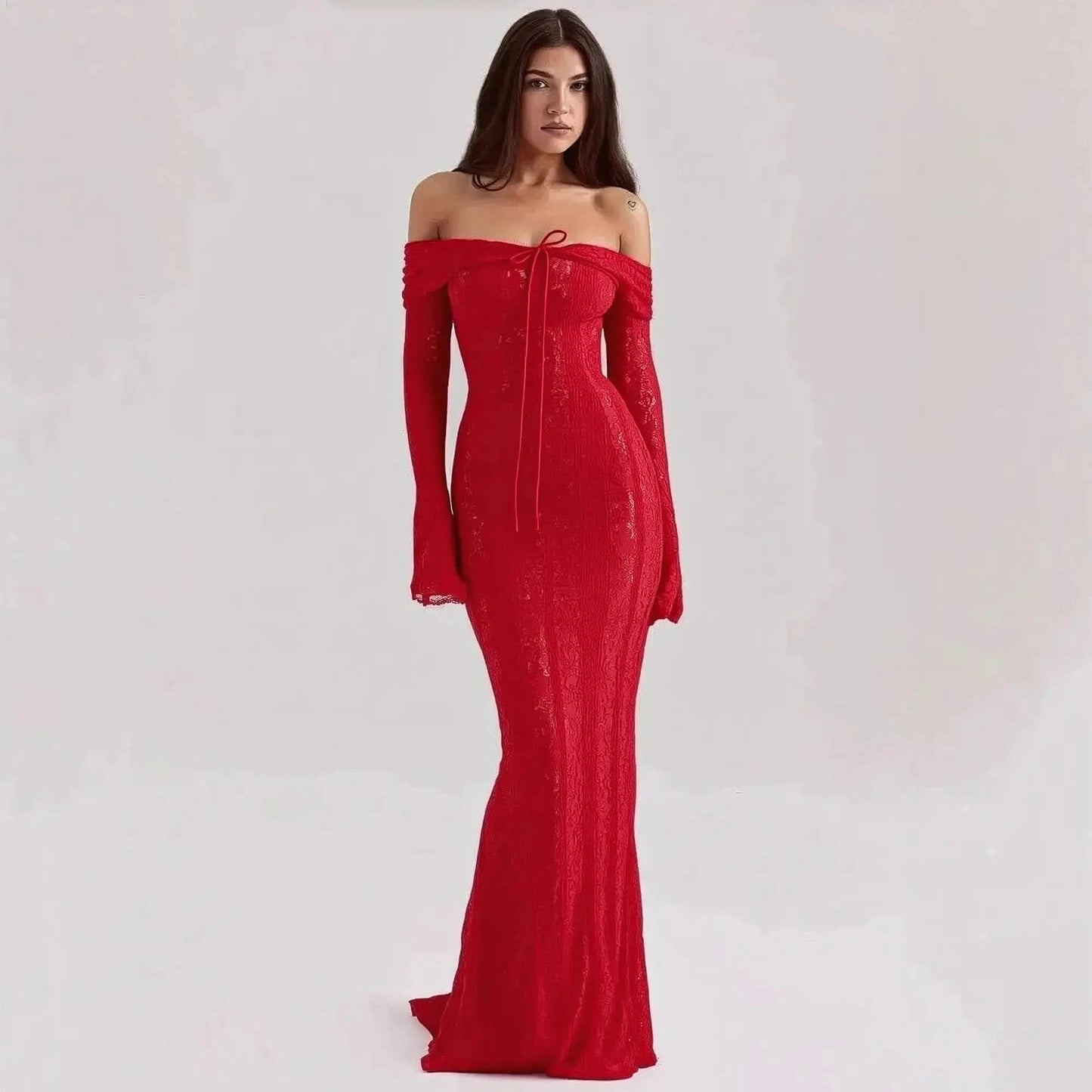 Épaules Dénudées Dentelle - Saylana