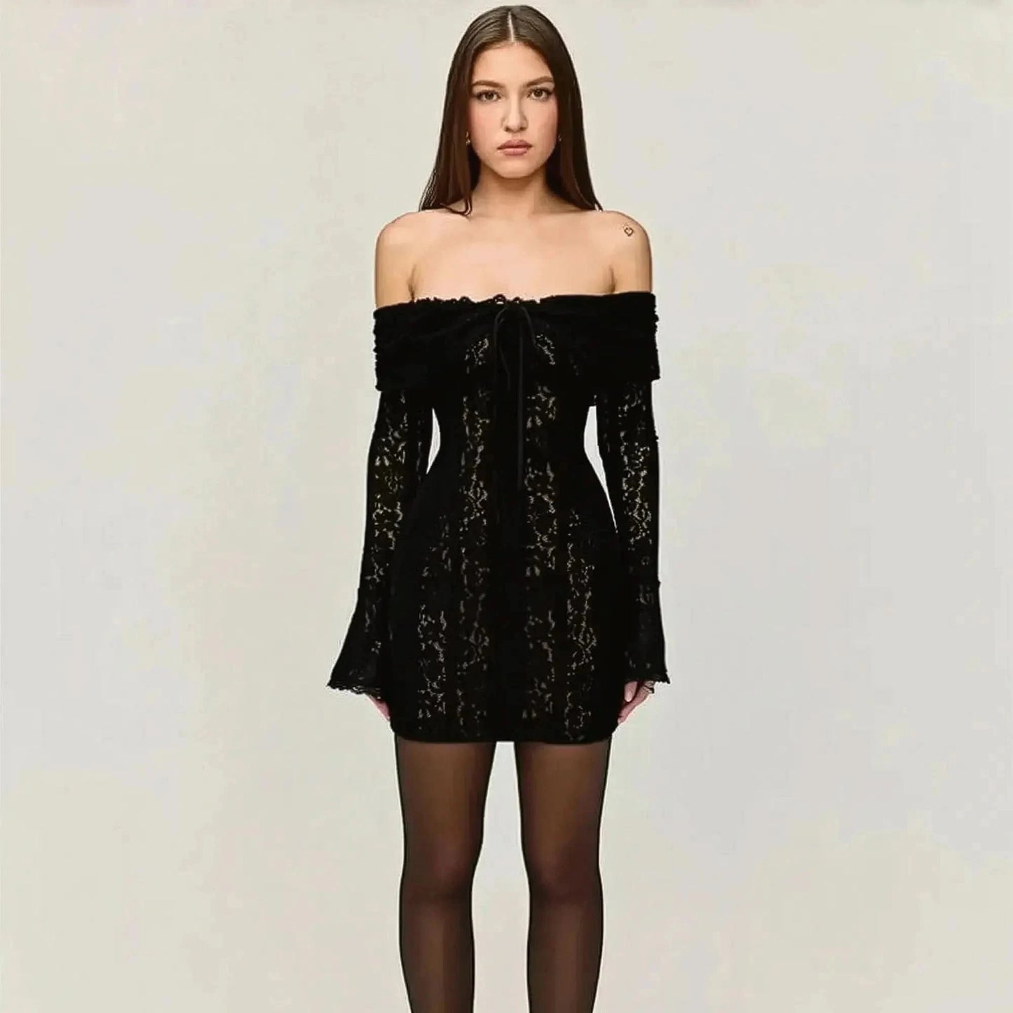 Épaules Dénudées Dentelle - Saylana