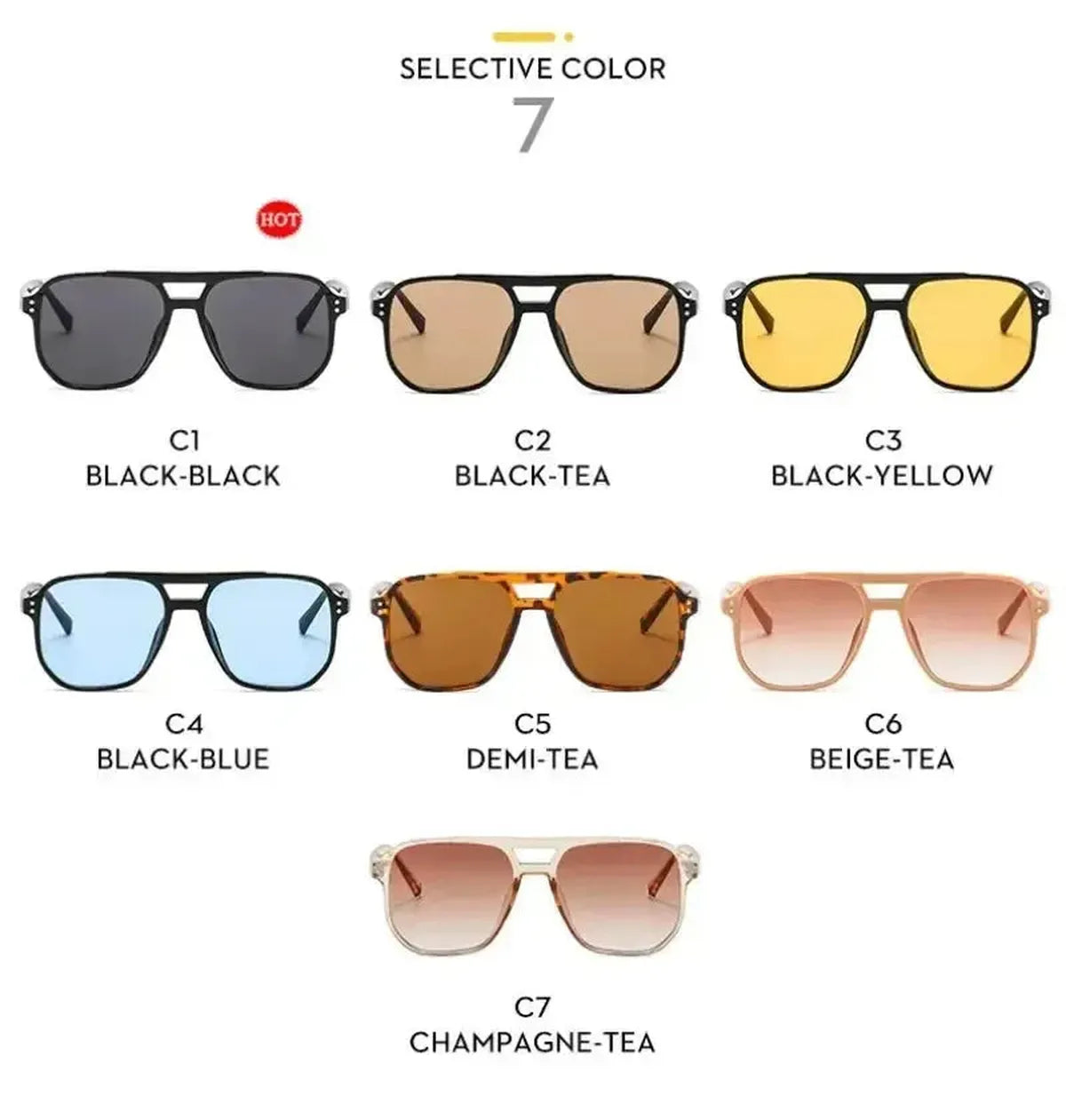 Eyewear Polygonal Chic Rétro-Saylana