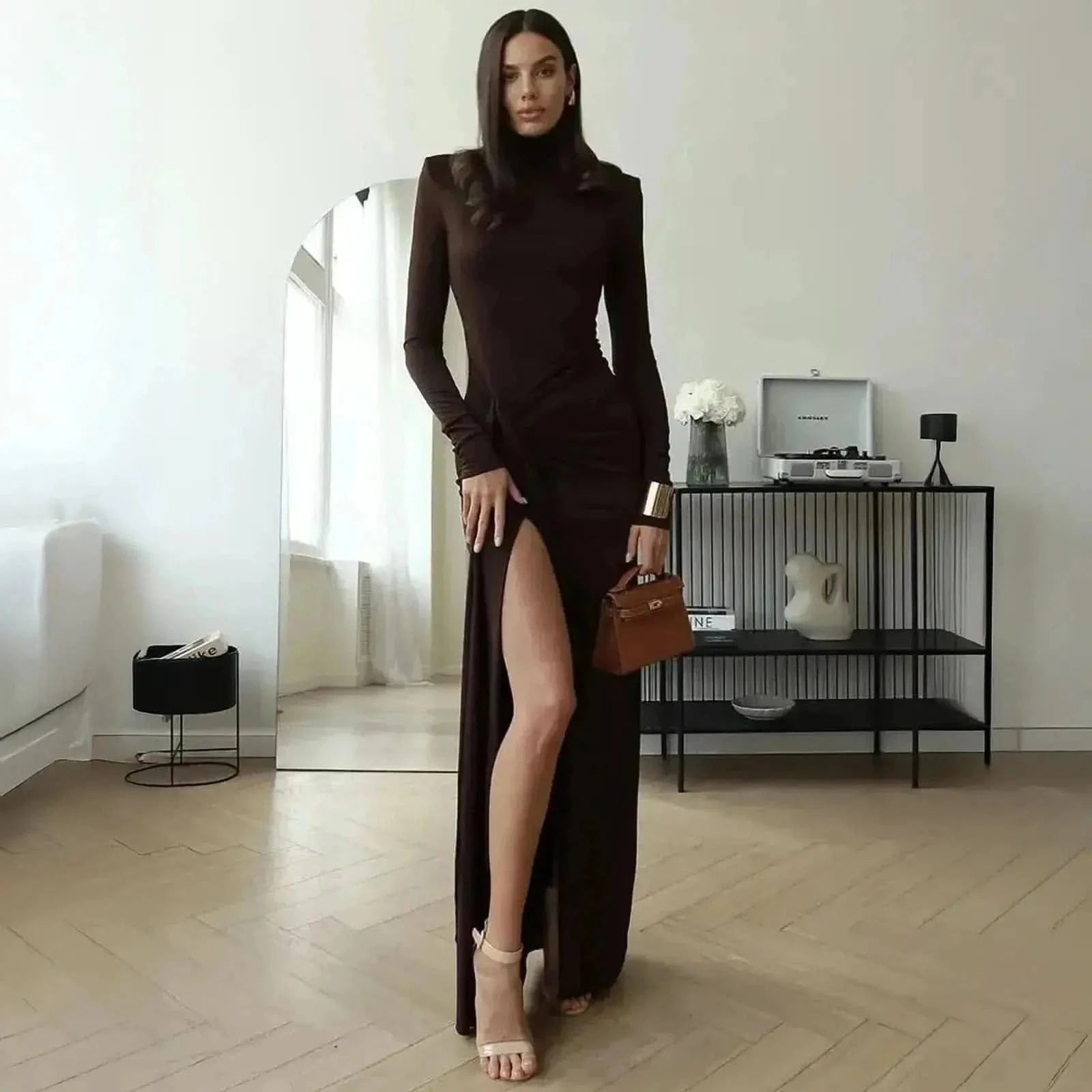 Fendue Col Montant - Saylana